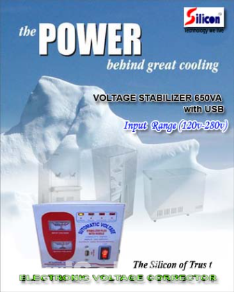VOLTAGE STABILIZER 650VA(120V-280)